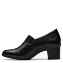 Clarks, Shaya Tess, Women's, Block Heel, Black, Angled view