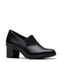 Clarks, Shaya Tess, Women's, Block Heel, Black, Medial side view