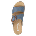 Remonte, D0Q51, Women's, Mule, Blue, Top view