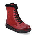 Remonte, D0U76, Women's, Boot, Red, Angled view
