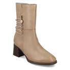 Remonte, D0V71, Women's, Boot, Cream, Angled view