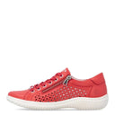 Remonte, D1E08, Women's, Sneaker, Red, Side view