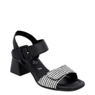 Remonte, D1K51, Women's, Sandal, Black, Angled view