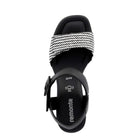Remonte, D1K51, Women's, Sandal, Black, Top view