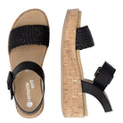 Remonte, D1N56, Women's, Sandal, Black, Pair view