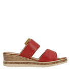 Remonte, D3068, Women's, Mule, Red, Side view