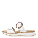Remonte, D3J51, Women's, Sandal, Off-White, Side view