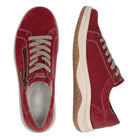Remonte, D3Q00, Women's, Sneaker, Red, Angled view
