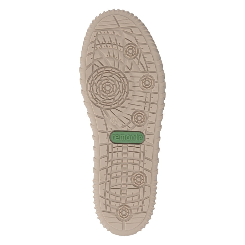 Remonte, D4A73, Women's, Boot, Grey, Outsole view