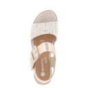 Remonte, D6453, Women's, Sandal, Taupe, Top view