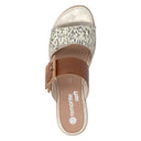 Remonte, D6463, Women's, Sandal, Beige/Gold, Top view