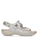 Remonte, D7647, Women's, Sandal, Frost, Side view
