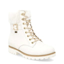 Remonte, D8481, Women's, Boot, White, Angled view