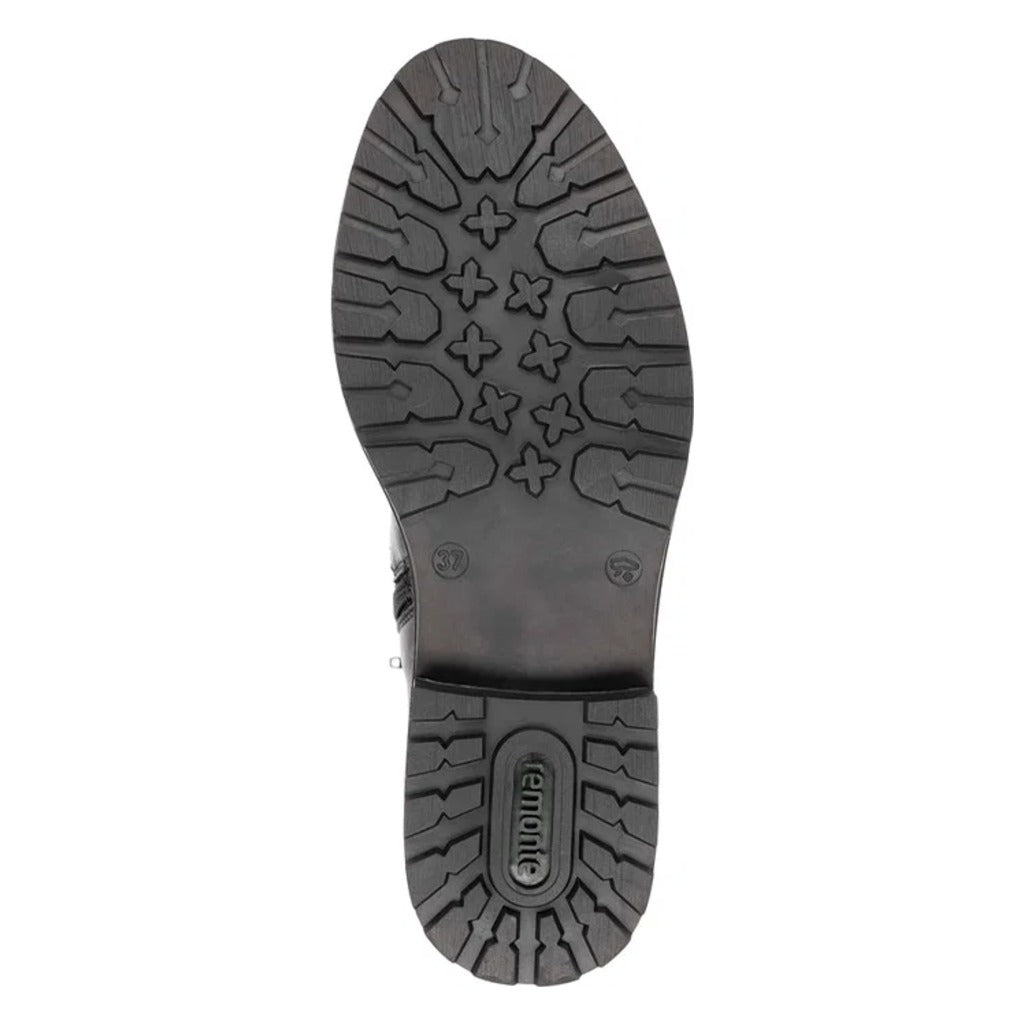 Remonte, R6593, Women's, Boot, Black, Outsole view
