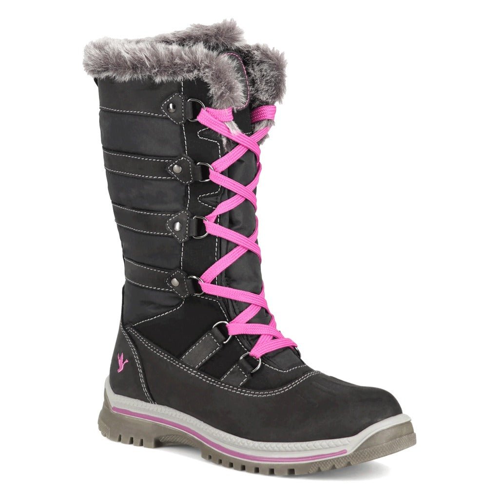 Santana Marlyna - Black/Fuschia - Shoetopia Footwear