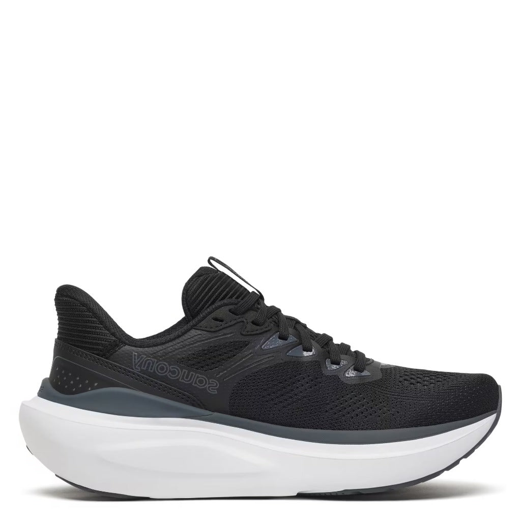 Saucony, Echelon 11, Women's, Running Shoe, Black/White, Medial side view