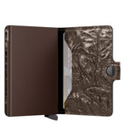 Secrid, Miniwallet Crunch, Wallet, Bronze, Half-open view