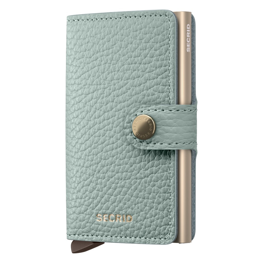 Secrid, Miniwallet Pebble, Wallet, Sea Green, Front view