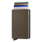Secrid, Slimwallet Carbon, Wallet, Khaki, Cards view