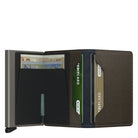 Secrid, Slimwallet Carbon, Wallet, Khaki, Open view