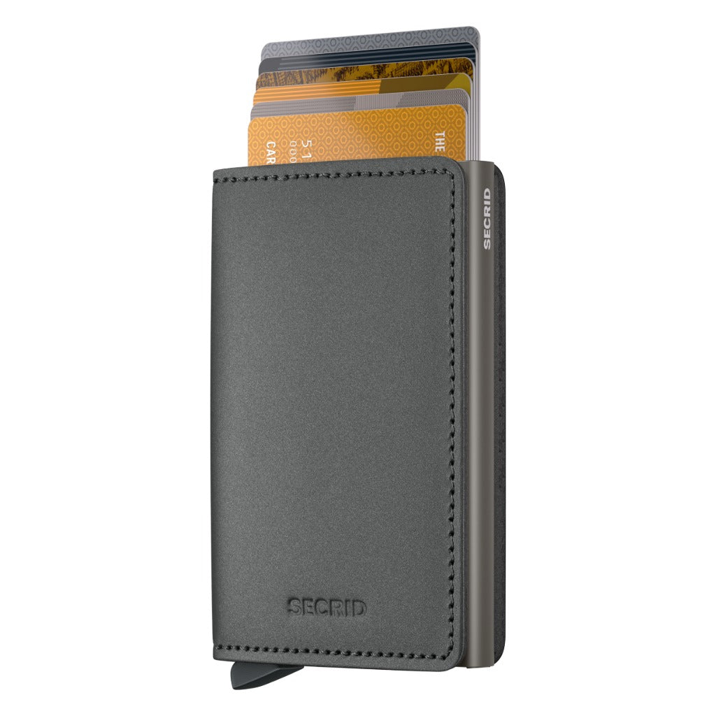 Secrid, Slimwallet Matte Satin, Wallet, Steel, Cards view
