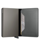 Secrid, Slimwallet Matte Satin, Wallet, Steel, Half-open view