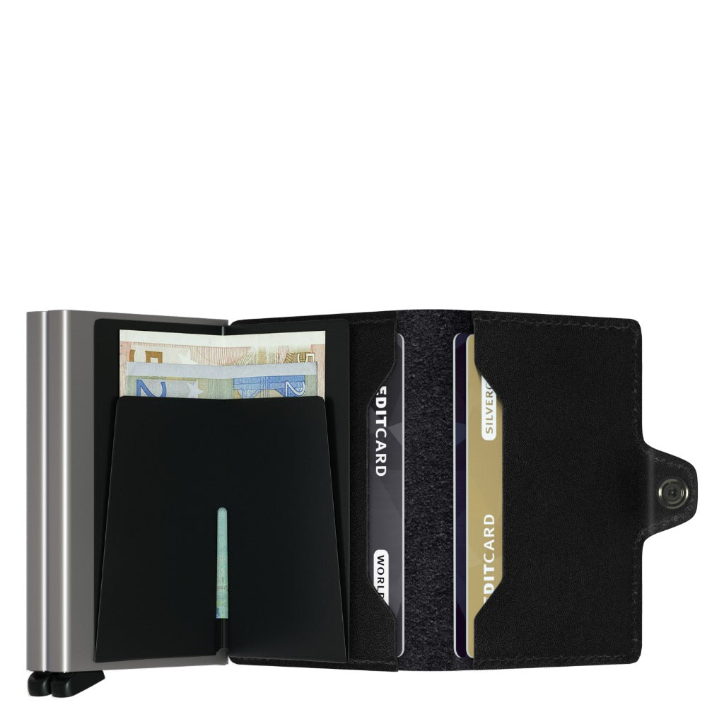 Secrid, Twinwallet Original, Wallet, Black, Open view