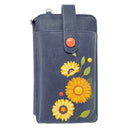 Espe, Joyful Smartphone, Smartphone Pouch, Blue, Front view