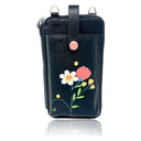 Espe, Jasmine Smartphone, Smartphone Pouch, Black, Front view