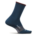 Feetures, Trail Max Cushion Mini-Crew, Unisex, Sock, French Navy, Angled view