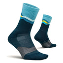 Feetures, Trail Max Cushion Mini-Crew, Unisex, Sock, Mountain High Blue, Pair view