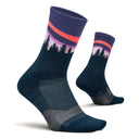 Feetures, Trail Max Cushion Mini-Crew, Unisex, Sock, Purple Aurora, Pair view