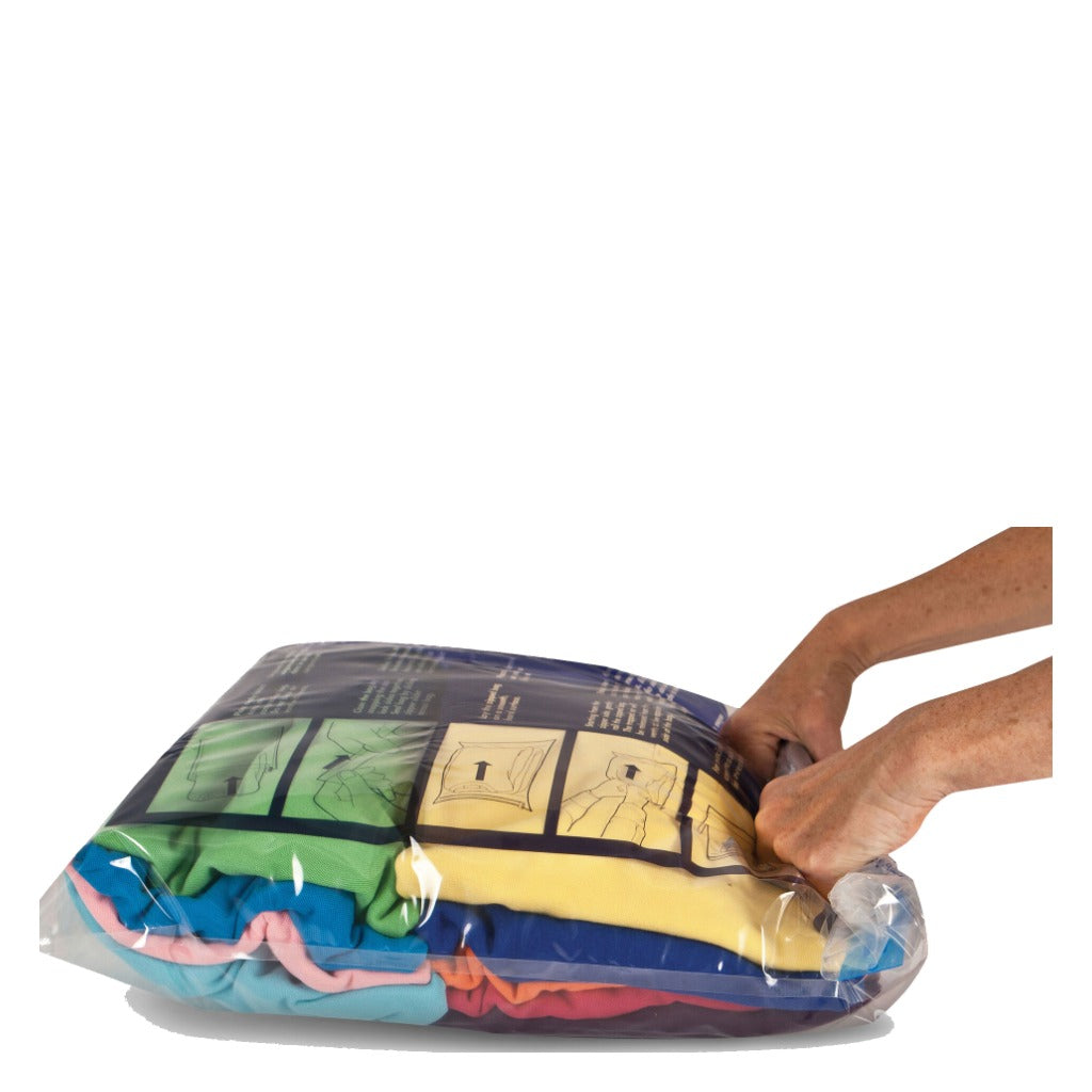 Travelon, Compression Packing Bags, Packing Bags, Clear, Top view