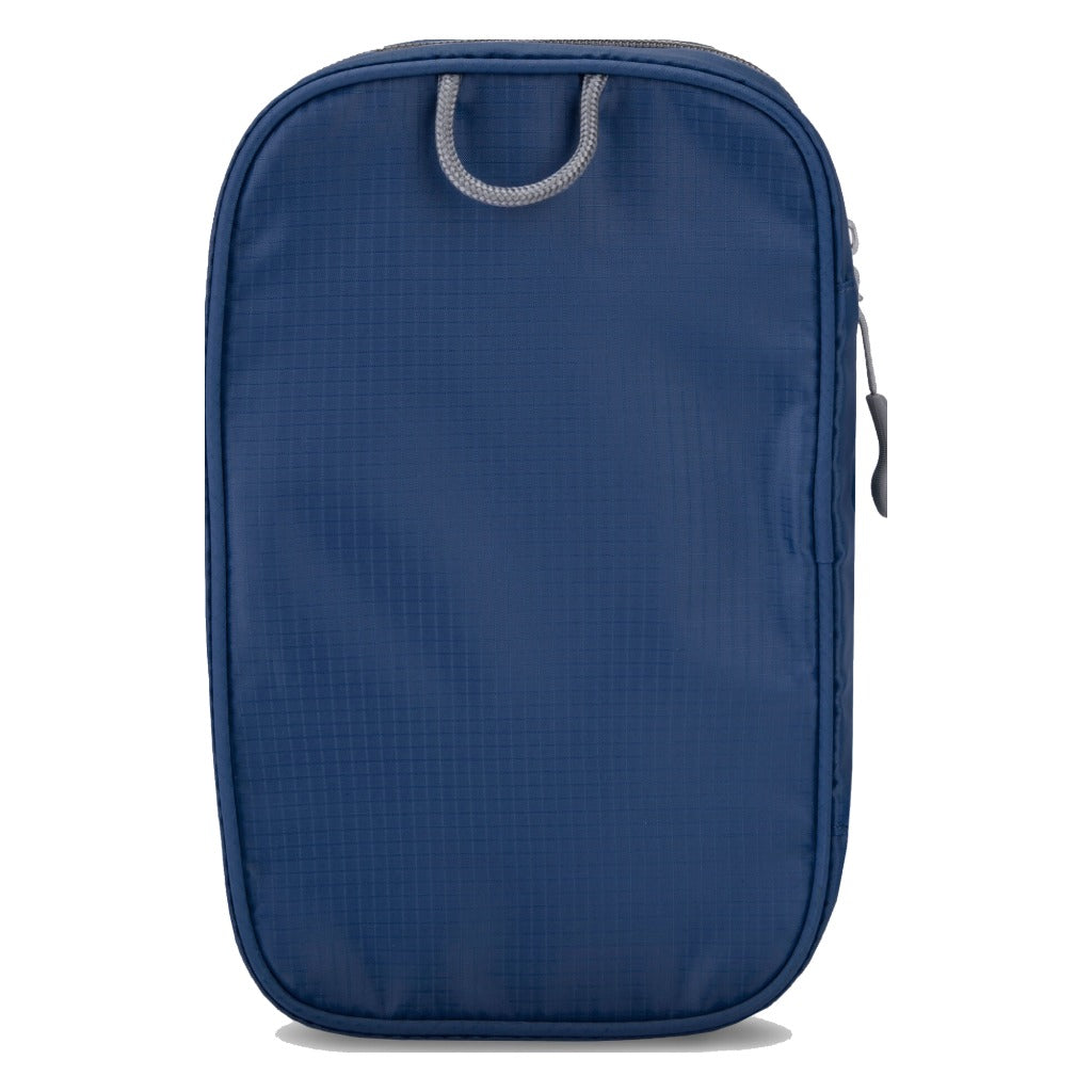 Travelon, Compact Hanging Toiletry Bag, Toiletry Bag, Royal Blue, Rear view
