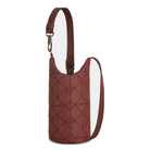 Travelon, Anti-Theft Boho Insulated Water Bottle Tote, Women's, Water Bottle Tote, Paprika, Rear view