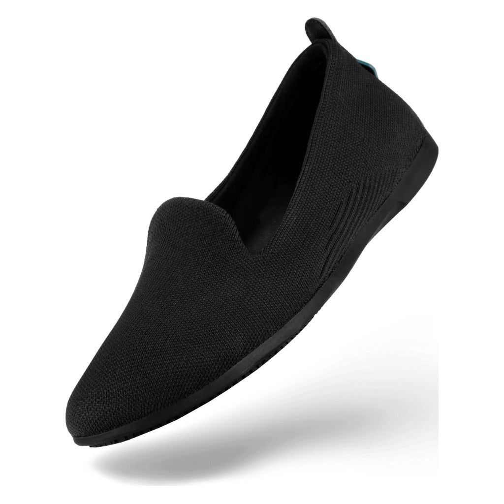 Vessi Women's Market Flat Black - Shoetopia Footwear