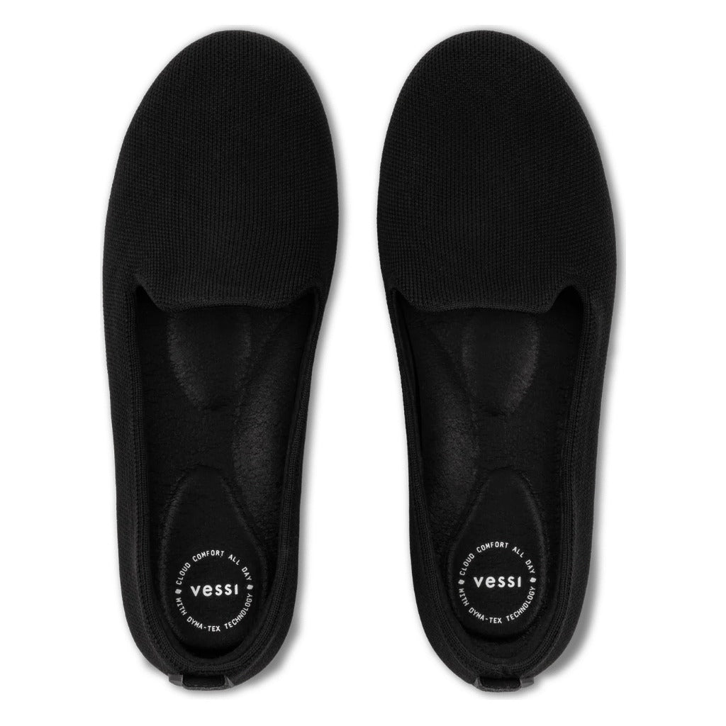 Vessi Women's Market Flat Black - Shoetopia Footwear