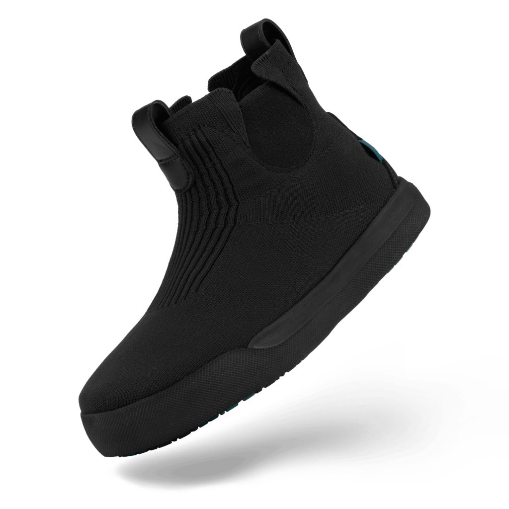 Vessi Classic Chelsea Asphalt Black on Black - Shoetopia Footwear