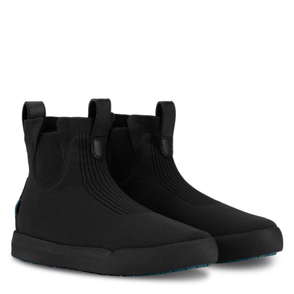 Vessi Classic Chelsea Asphalt Black on Black - Shoetopia Footwear
