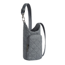 Travelon Anti-Theft Boho Water Bottle Tote Gray