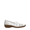 Shoetopia, Rieker, 41385, women’s casual shoe, white, Right side view