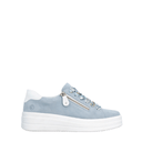Shoetopia, Remonte, D1C06-10, women’s casual lace-up shoe, light blue, Right side view