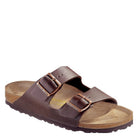 Birkenstock, Arizona, Unisex, Sandal, Brown, Angled view