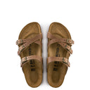 Birkenstock, Franca Tobacco Oiled Leather, Women's, Sandal, Tobacco, Top view