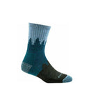 Darn Tough, Treeline Micro Crew, Women's, Hiking Sock, Blue, Side view