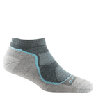 Darn Tough, Light Hiker No Show, Women's, Hiking Sock, Slate, Side view