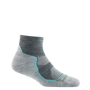 Darn Tough, Light Hiker Quarter, Women's, Hiking Sock, Slate, Side view