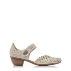 Rieker, 43753, Women's, Sandal, Beige, Side view