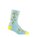 Darn Tough Women's Sun Pedal Crew Lightweight Lifestyle Sock - Shoetopia Footwear