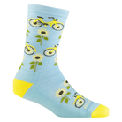Darn Tough Women's Sun Pedal Crew Lightweight Lifestyle Sock - Shoetopia Footwear
